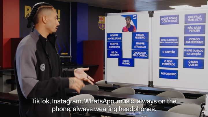 世界杯比赛直播地址-毕竟18岁!拉菲尼亚:亚马尔玩手机到很晚才睡,总花几小时搞发型